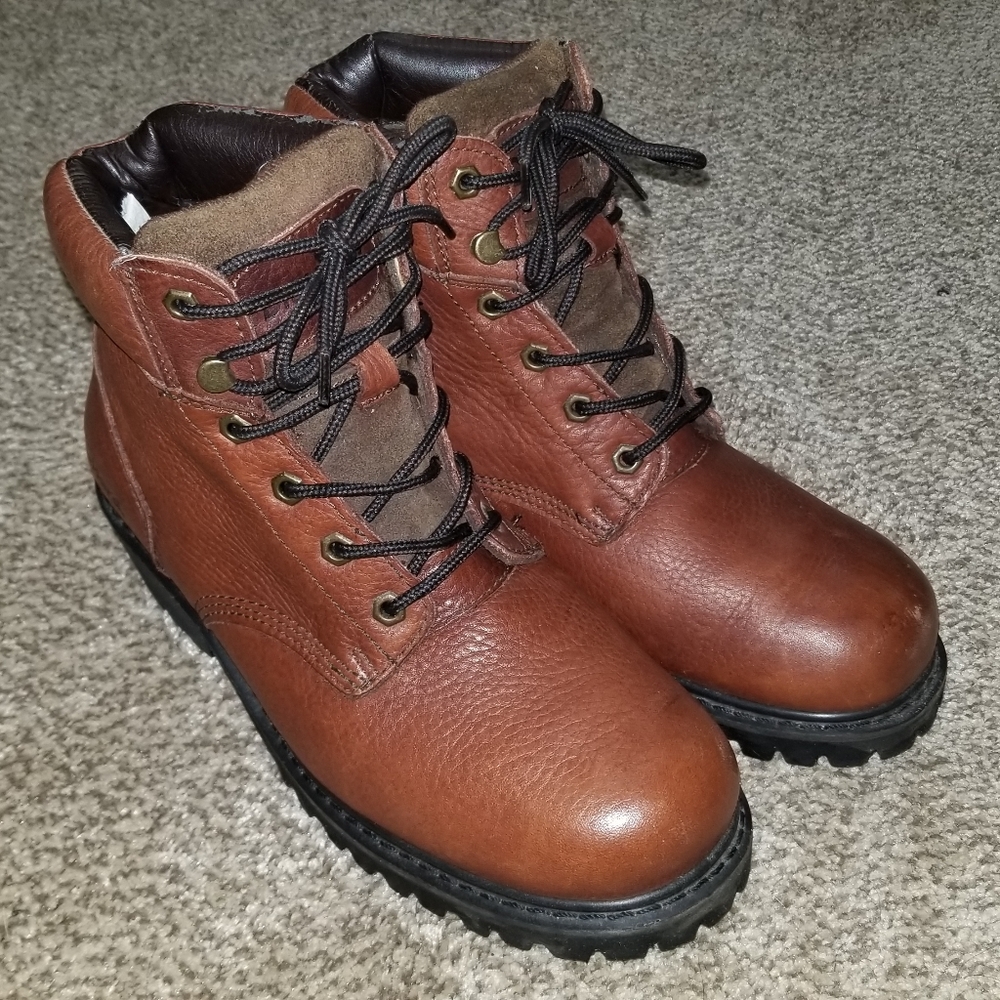 DIEHARD Oregon 84312 Brown Leather Lace-Up Boot